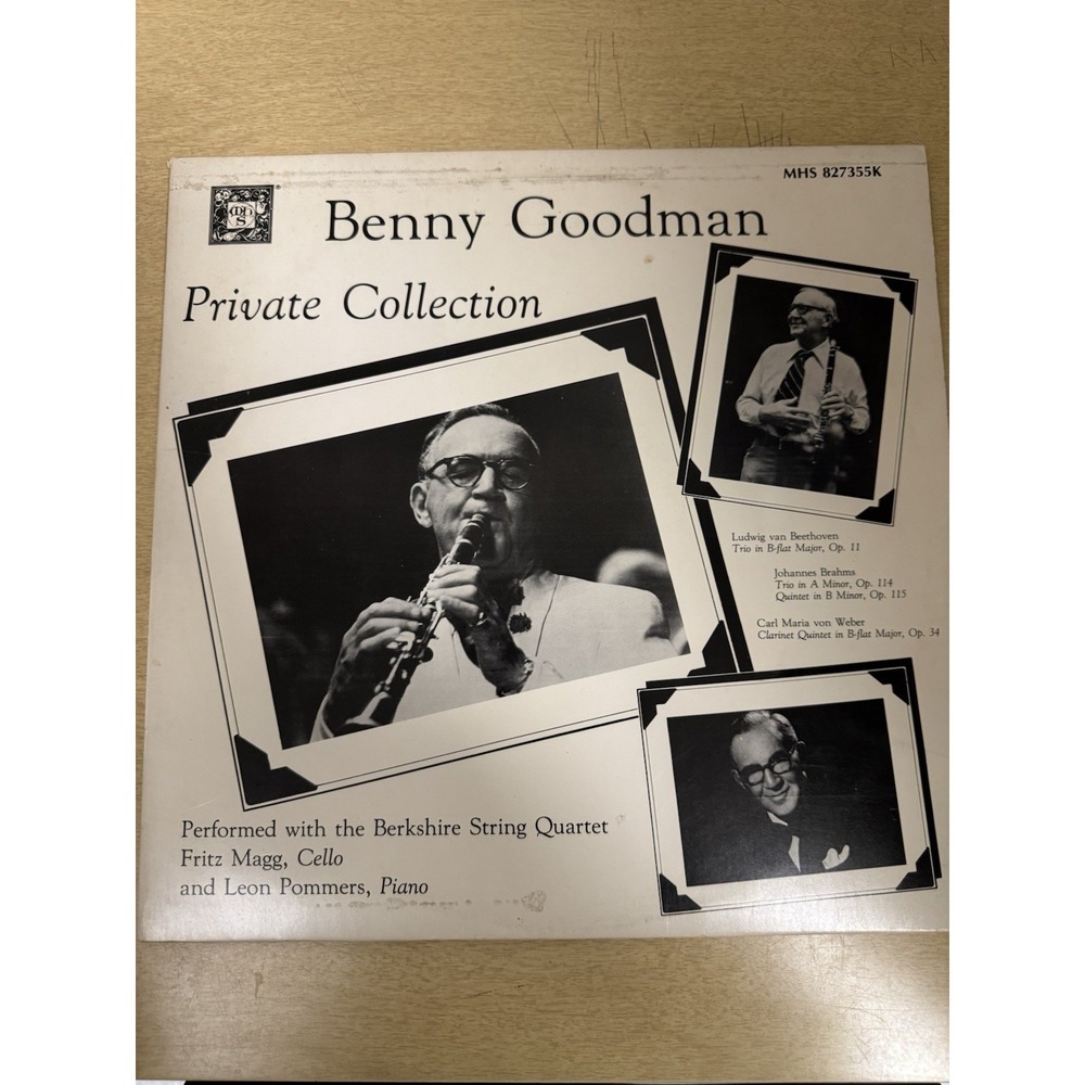 Benny Goodman Private Collection Record Berkshire String Quartet Vinyl